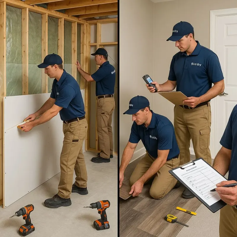 Repairs and Reconstruction process in Sunnyside, WA